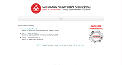 Desktop Screenshot of directory.sjcoe.org