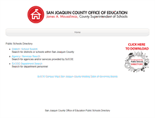 Tablet Screenshot of directory.sjcoe.org